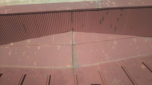 横浜市青葉区にて屋根修理　ディプロマットスターへの葺き替え工事　施工前３