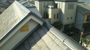 横浜市港北区にて屋根修理（棟板金の交換）　完工
