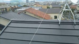 横浜市にて屋根修理（カバー工法）施工後