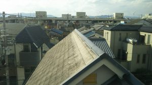 横浜市港北区にて屋根修理（棟板金の交換）完工