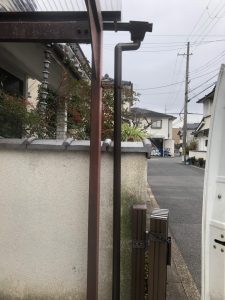 横浜市にて屋根修理　完工　雨樋