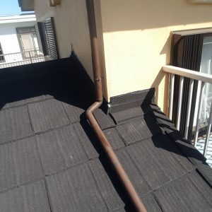 横浜市にて屋根修理　エコグラーニへの葺き替え工事　完工