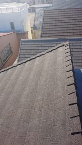 横浜市保土ケ谷区にて屋根修理　エコグラーニへのカバー工法　完工