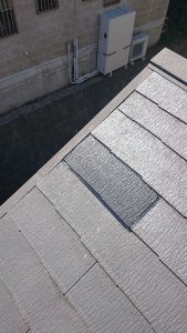 横浜市にて屋根修理　コロニアル差し替え　完工