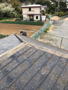 横浜市戸塚区にて屋根修理（スレートからディプロマットスターにカバー工法）