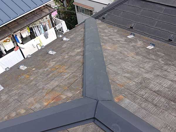 棟板金交換工事完工