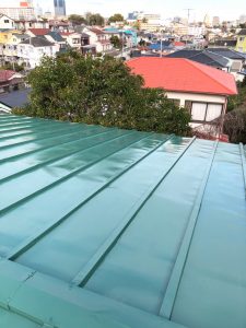 横浜市中区にて屋根塗装・部分的な屋根改修工事施工後