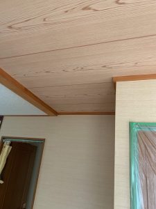 相模原市にて和室の天井張り替え工事 施工後写真