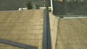 横浜市都筑区　屋根修理　貫板取り付け　屋根棟交換