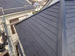 横浜市南区にて屋根修理　棟交換・屋根塗装　完工３