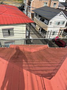 横浜市緑区にて屋根の上葺き工事 施工前