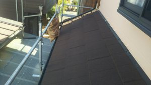 横浜市保土ケ谷区にて屋根修理（スレートからエコグラーニへのカバー工法）施工後