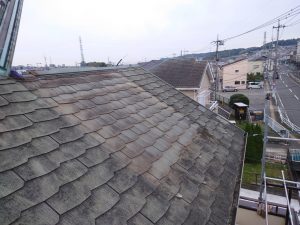 横浜市にて屋根修理（スーパーガルテクトへの葺き替え工事）