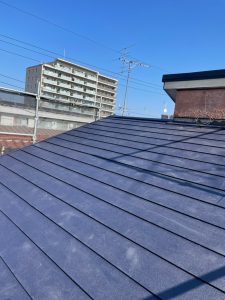 横浜市にて屋根修理　モニエル瓦からの葺き替え工事　完工
