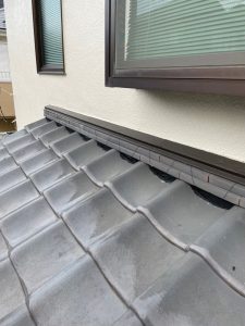 横浜市にて屋根修理　漆喰工事　完工