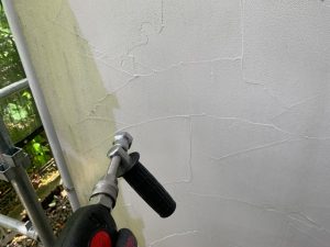 外壁塗装の高圧洗浄