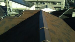 横浜市中区屋根修理ディプロマットスターにカバー工法