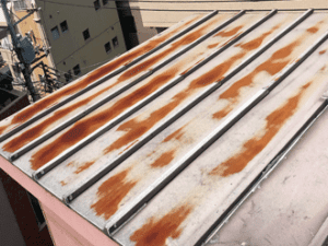 塩害による屋根の影響