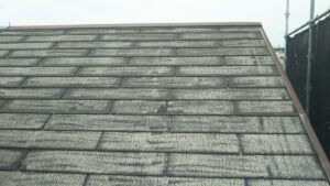 横浜市青葉区　屋根修理施工前（コロニアル）カバー工法