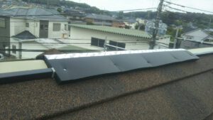 横浜市青葉区　屋根修理　貫板取り付け　カバー工法４
