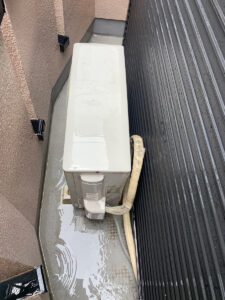 横浜市港北区　外壁塗装　高圧洗浄　ベランダ
