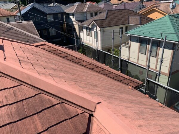 横浜市旭区にて屋根修理　エコグラーニへのカバー工法　施工前