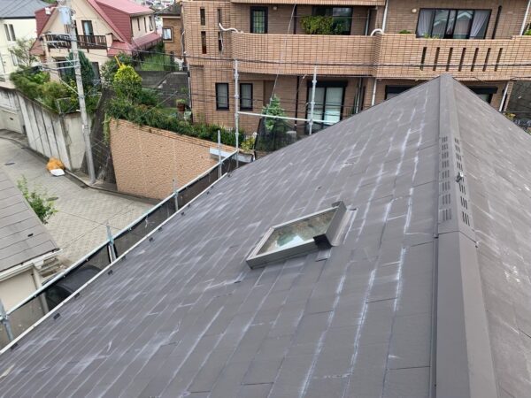 横浜市港南区にて屋根修理　ディプロマットスターへのカバー工法　施工前