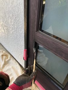 ドアの塗装（下塗り）
