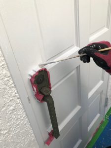 ドアの塗装（上塗り）