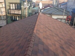川崎市にて屋根修理〈セメント瓦からディプロマットスターに葺き替え〉