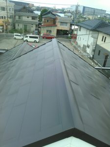 横浜市中区にて雨漏り修理、屋根修理（葺き替え）、外壁塗装