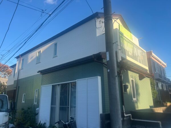 横浜市磯子区にて外壁塗装工事〈築20年戸建ての塗装メンテナンス〉 施工後