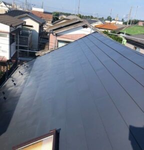 相模原市中央区にて屋根改修工事(カバー工法)　